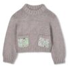 Maglione con tasche pailettees