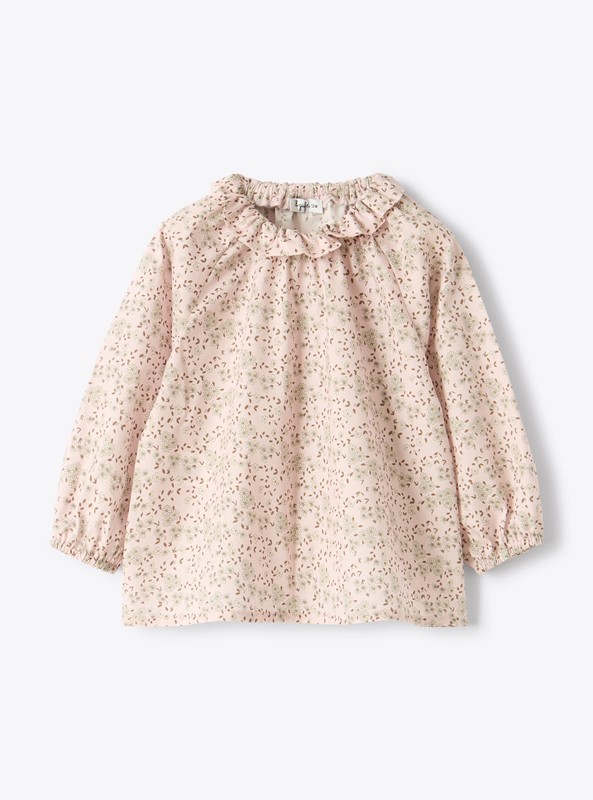 Camicia manica lunga fantasia floreale