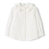 Camicia manica lunga con colletto volant
