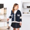 Completo cardigan e pantalone in velluto