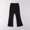 Pantalone a zampa in punto milano con catena