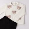 Completo felpa con orsetti e pantalone