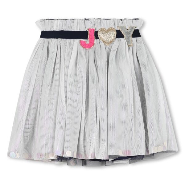 Gonna in tulle con pailettes all'interno