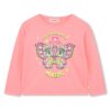 T-shirt manica lunga con stampa fosforescente