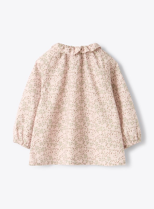 Camicia manica lunga fantasia floreale
