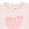 T-shirt manica lunga con stampa love