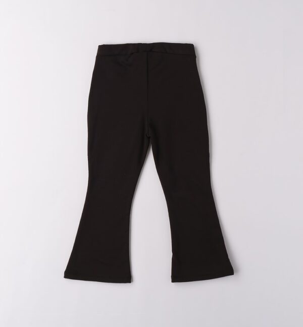 Pantalone leggings in felpa a zampa