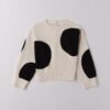 Maglione con maxi pois