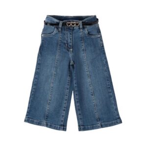 Pantalone in denim con cintura