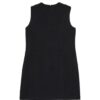 Vestito smanicato con logo