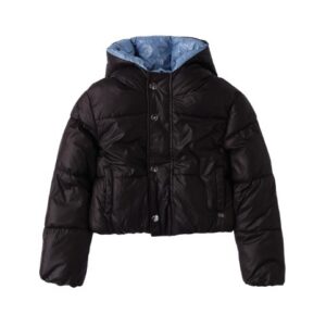 Giubbotto imbottito crop reversibile