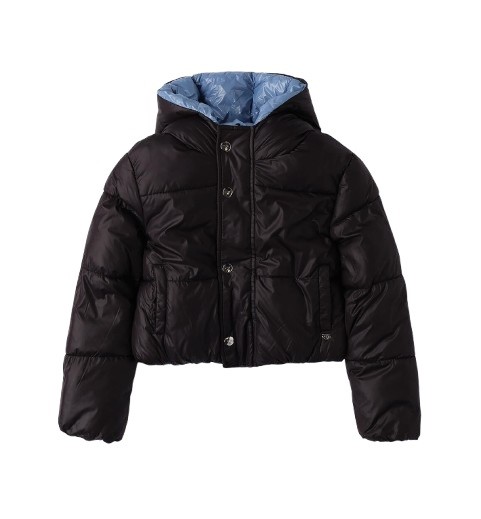 Giubbotto imbottito crop reversibile