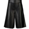 Completo polo con trecce e pantalone in eco pelle