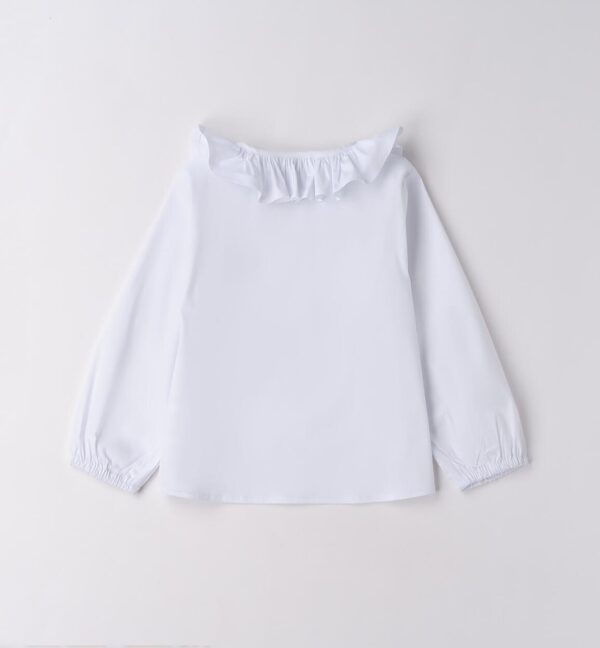 Camicia con colletto ed elastico alla manica