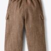 Pantalone cargo in misto cotone