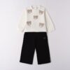Completo felpa con orsetti e pantalone
