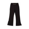 Pantalone a zampa in punto milano con catena