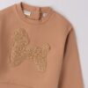 Felpa con applicazione cagnolino boucle'