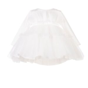 Vestito con ginna in tulle