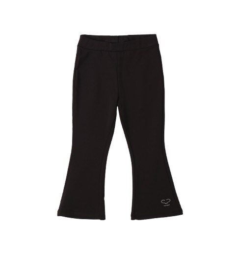 Pantalone leggings in felpa a zampa