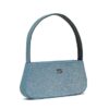 Borsa in denim con strass