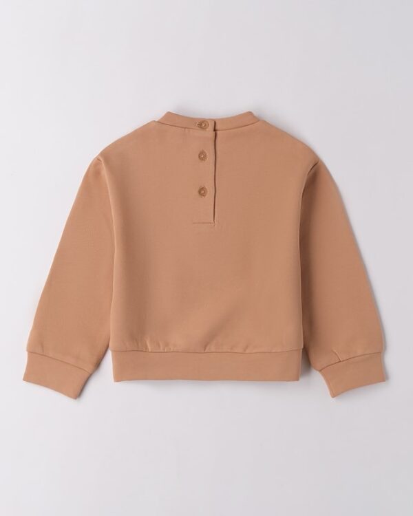 Felpa con applicazione cagnolino boucle'