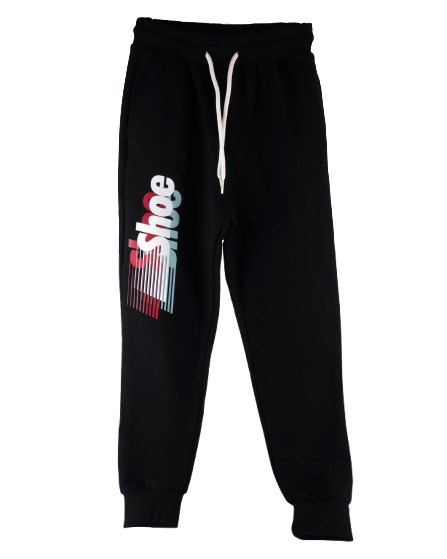 Completo felpa con cappuccio e pantalone con logo spugna