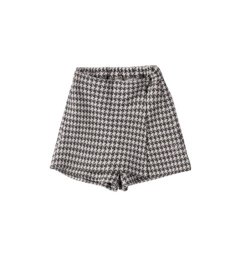 Gonna/short fantasia pied de poule