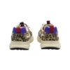 Sneaker in tessuto peluche ed eco pelle con lacci elastici