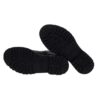 Stivaletto in pelle con fibbia laterale e zip