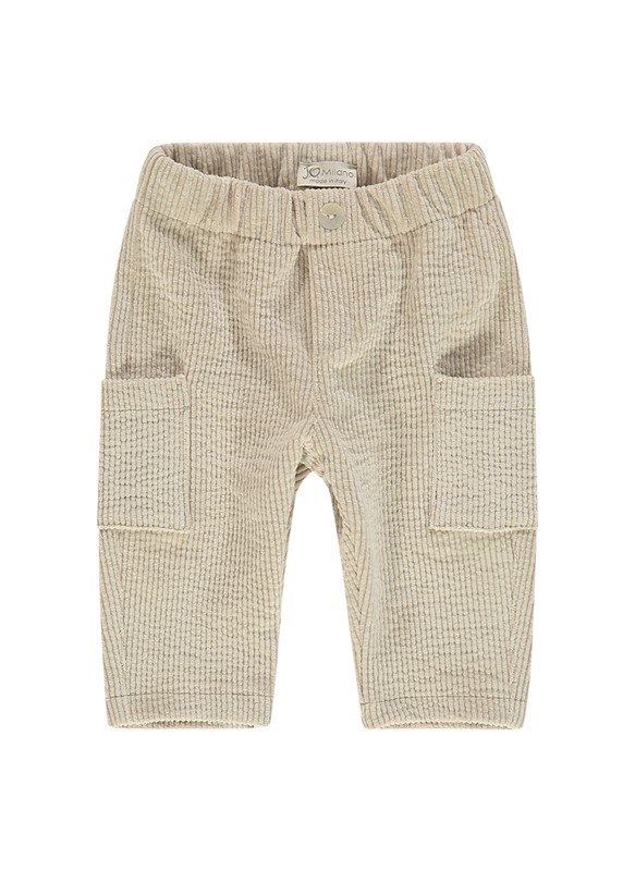 Pantalone in velluto a costine con tasche laterali