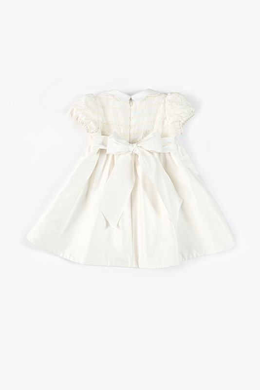 Vestito in velluto e plumets