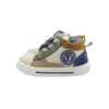 Sneaker primo passo in pelle con lacci