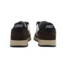 Sneaker in pelle e camoscio con doppio velcro