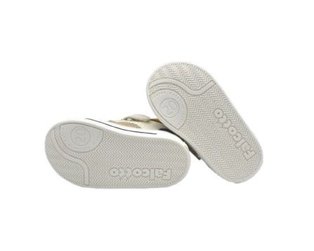 Sneaker primo passo in pelle con lacci