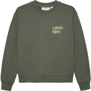 Felpa con stampa sul retro