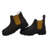 Stivaletto in pelle con elastici laterali
