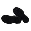 Anfibio in eco pelle con logo lacci e zip