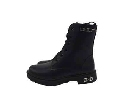 Anfibio in eco pelle con lacci e zip