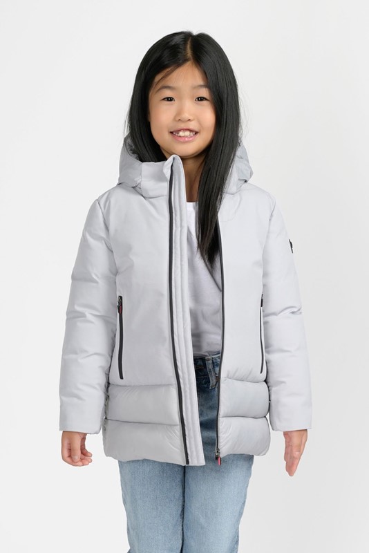 Giubbotto in tessuto tecnico con cappuccio