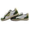 Sneaker in pelle e camoscio con lacci