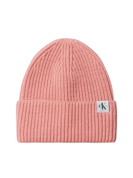 Cappello a costine con risvolto