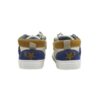 Sneaker primo passo in pelle con lacci