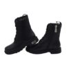 Anfibio in eco pelle con lacci e zip