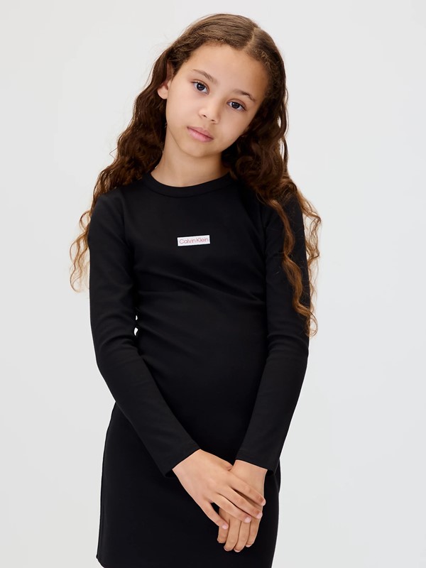 Vestito in punto milano con logo