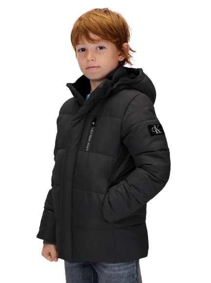 5EA4DC7E0BA0FBBB7A901A264E15AAB4_ Giubbotto imbottito con cappuccio e logo