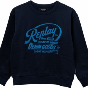 Felpa con stampa logo