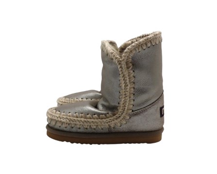Stivaletto eskimo in pelle laminata