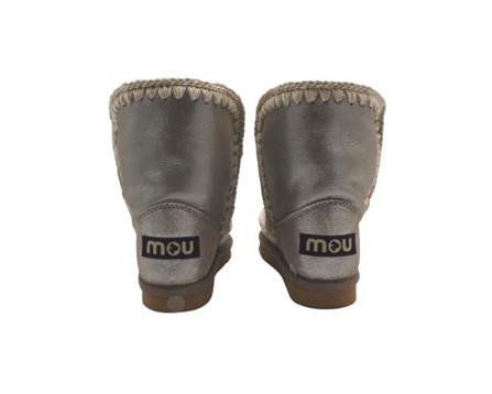 Stivaletto eskimo in pelle laminata