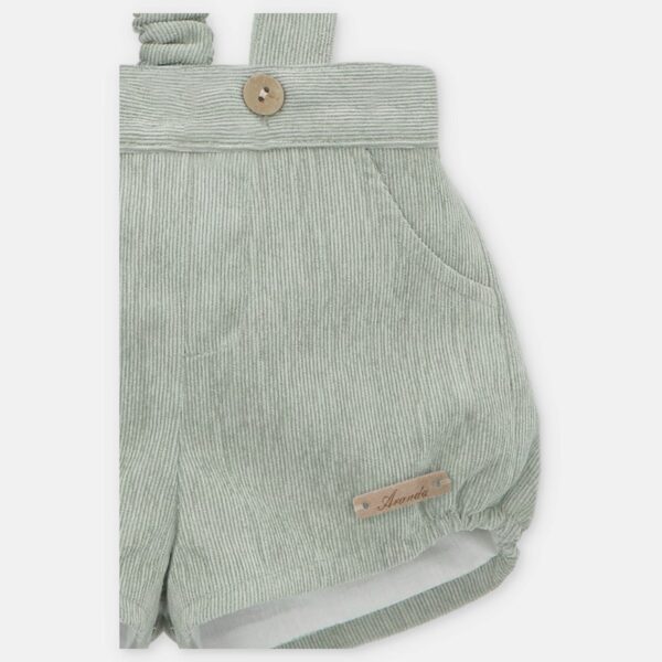 Salopette in velluto a costine